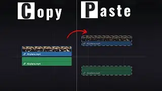How to Copy and Paste to A Different Track in DaVinci Resolve