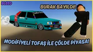 ÇÖLDE MODİFİYELİ TOFAŞ İLE PİYASA YAPTIK! BURAK HAVAYA UÇTU! / Roblox - the dust trip