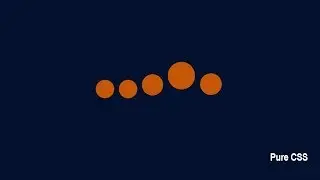 Animated Circles as Loading page with CSS and HTML Code