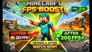 “200 FPS ON ANY PC! Minecraft FPS Boost! ''ON LOW END DEVICE'' 🔥 (2026 Guide)”TLAUNCHER''