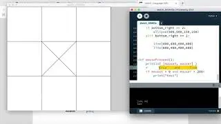Tic Tac Toe: Mouse Click Updates Game Board