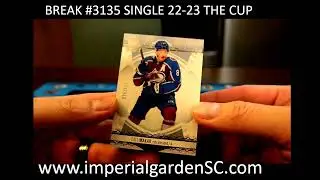 SINGLE BREAK #3135  : 22-23 #upperdeck  THE CUP (EXQUISITE) NHL HOCKEY BOX