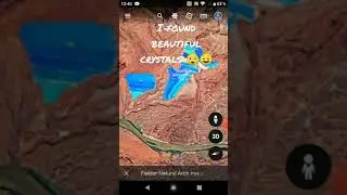 I found beautiful crystals on Google Earth 😲 /Google Earth /Google Maps secrets