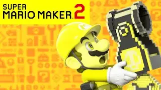 Super Mario Maker 2 but DON'T TOUCH YELLOW!