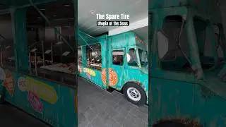 The Spare Tire is a new complimentary food truck on Utopia of the Seas. #cruise #utopiaoftheseas