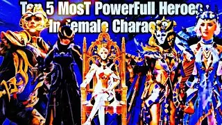 ToP 5 MosT PowerFull Heroins in Female Character #amangamer