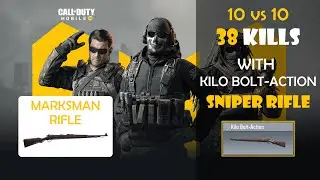 Call of Duty Mobile~(10 vs 10) 38 Kills with Kilo Bolt-Action sniper rifle