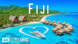 [4K] Fiji 2026 🇫🇯 Explore Coral Lagoons in Stunning Drone Footage with Deep House Chill