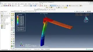 Abaqus Tutorial Videos - Non-Linear Contact Analysis of a Part in Abaqus 6.14
