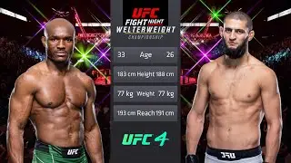 Kamaru Usman vs Khamzat Chimaev Full Fight - UFC 294 Fight Of The Night