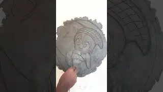 cute baby # cement art