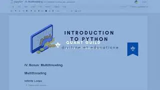 Introduction to Python | Chapter IV: Multithreading