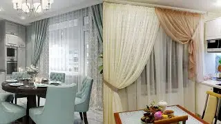 Шторы для кухни 2021 в современных интерьерах. Как оформить окно в кухне: варианты штор