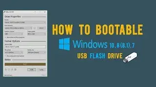 How To Make a Bootable Windows 10, 7, USB Flash Drive