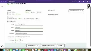 How to create a Spring Boot project online
