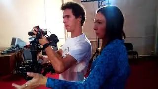 Backstage с съемок нашего клипа