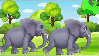 Ek Mota Haathi | Hindi Kids Rhyme | Nursery Rhymes for Kids | Funny Elephant Song 🐘