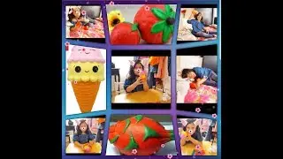SQUISHY/Squishy fun/ soft SQUISHY/strawberry, Dragon Fruit and Ice cream squeshy, FRUIT Squishy