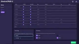 ElectroCRUD v2 - Database CRUD Application (Open Source) How to use?