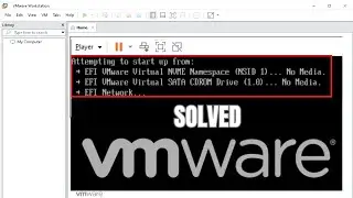 VMware Workstation EFI VMware Virtual NVME Namespace No Media