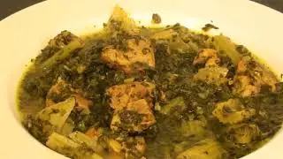 Persian Celery Stew   19آموزش خورشت کرفس آموزش صحیح و اصیل خورش کرفس آشپزی ایرانی آشپزی حرفه ای