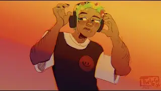 headphones!! [Art fight animation]