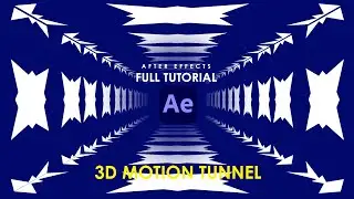 3D Motion Tunnel in After Effects | Mandala Animation Tutorial | After Effects 3D Animation