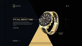 Landing Page UI in Illustrator – Clean, Modern Web Layout Guide