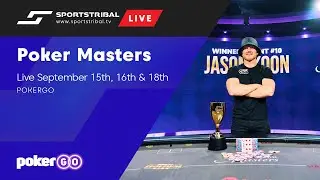 LIVE | Poker Masters | September 15th, 16th, 18th | PokerGO