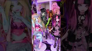 I made my own Monster High Dolls! #draculaura #monsterhigh #custom #doll #bjd #art #artist #mattel