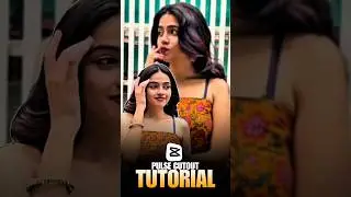 Pulse Cutout Capcut Tutorial 💛 | Instagram trending reels editing | capcut video editing