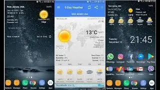 Weather Application on your Android Device: Download , Install and Use Weather Application