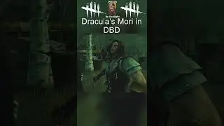 DRACULA's Mori in Dead By Daylight 🧛 #shorts #dbd #gaming #dbdshorts #dracula