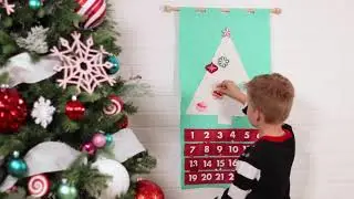 DIY A Unique Felt Advent Calendar | VELCRO® Brand UK &  @AlexisMiddletonPersiaLou