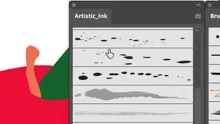 Adobe Illustrator CC 5 - Using the Brush Tool and Basic Brush Panel Options