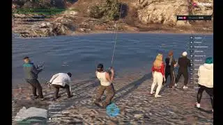 GTA 5 RP Majestic Рыбалка с 1 уровня