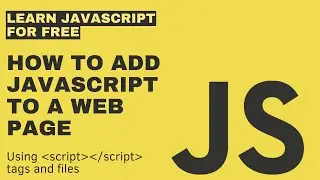 How to Add JavaScript to a Web Page