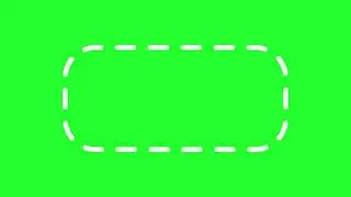 4 types Dashed Line Animated Green Screen Videos | Free Green Screen Videos