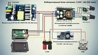 Лабораторный БЛОК ПИТАНИЯ своими руками