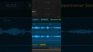 Sampling #oppenheimer to make #drums, keys and #bass! #musicproducer #logic #beatmaker #sounddesign