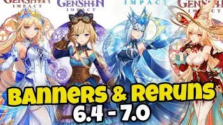 HOYO RELEASED BANNERS FOR VERSIONS 6.5 THROUGH 7.0! RERUNS and NEW CHARACTERS with NEW FEATURES