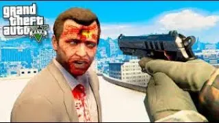 Стал Розовым супер Меном в GTA-5/Became a Pink Super Man in GTA-5