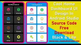 How to Design Smart Home Dashboard UI In Android Studio Source Code Free Download