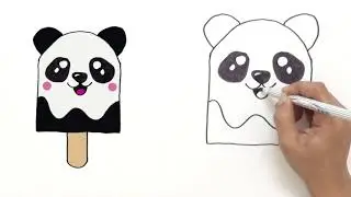 9 Simple Easy Cute Drawings: Love, Friendship, Sad, Cartoon, Animal, Panda, Wolf, Music & Ice Cream