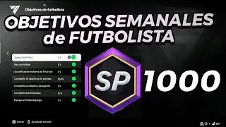 OBJETIVOS SEMANALES CARRERA FUTBOLISTA