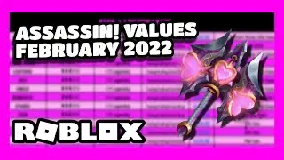 ROBLOX ASSASSIN VALUES FEBRUARY 2022 [ZICKOI]