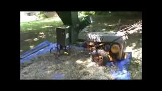Gravely C-12 and mighty mac chipper, my pellet making idea.