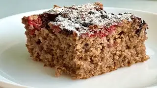 No flour! Sugar-free! Berry Pie made with simple ingredients! No eggs!