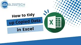 How to Tidy Up Copied Data in Excel