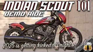 Indian Scout 101 demo ride